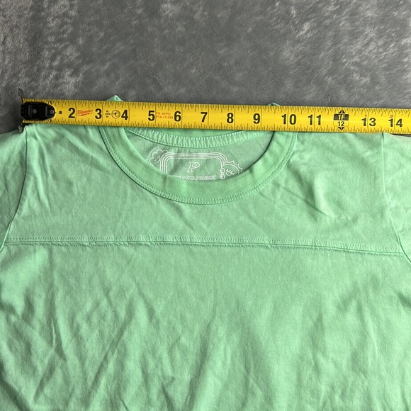 NWOT Big Bud Press Jr. Varsity Tee Mint Green Size Petite - Picture 8 of 8